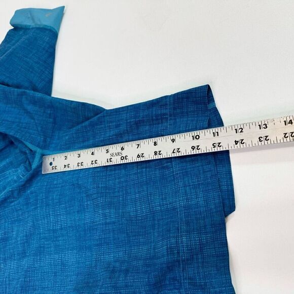 Lululemon Shorts Mens Large Blue Solid Mid-Rise Drawstrings - Picture 6 of 12